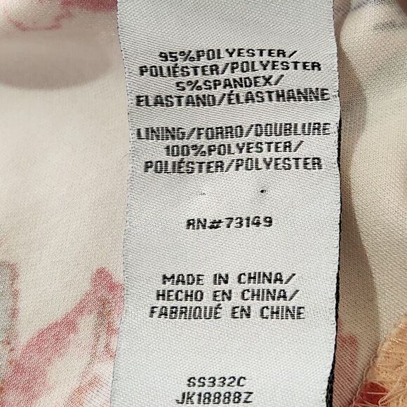 Boomboom Jeans Floral Blazer Size Large 3/4 Sleeves Open Jacket - Picture 9 of 11